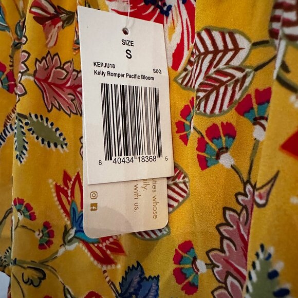 NWT LSpace Kelly Pacific Bloom Romper - Picture 10 of 10